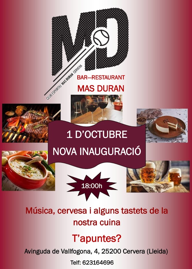 Bar restaurant Club Esportiu Mas Duran