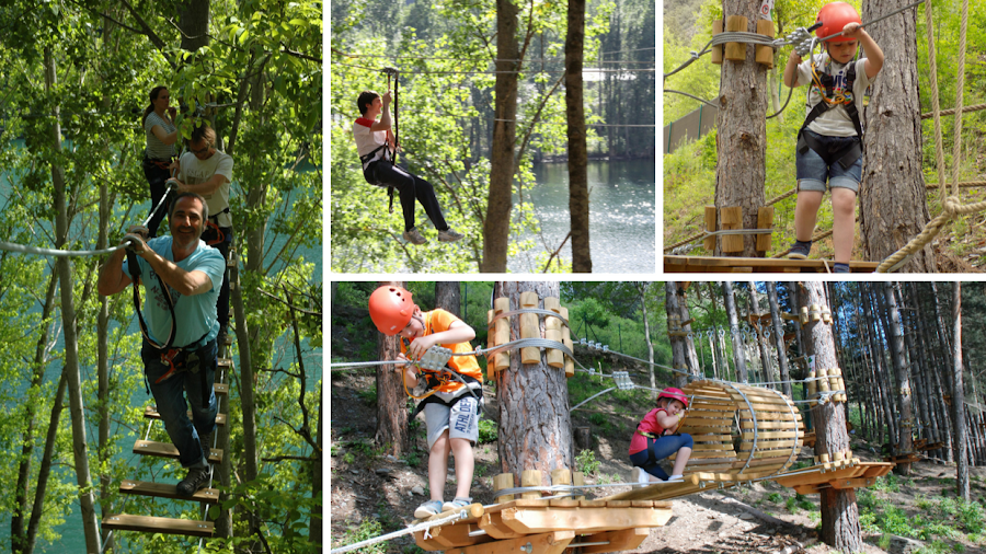 Pirineus Parc Aventura| Tirolines | Kayak | Paddel a prop de Sort | Espot Parc Nacional Estany San Maurici| Esterri d